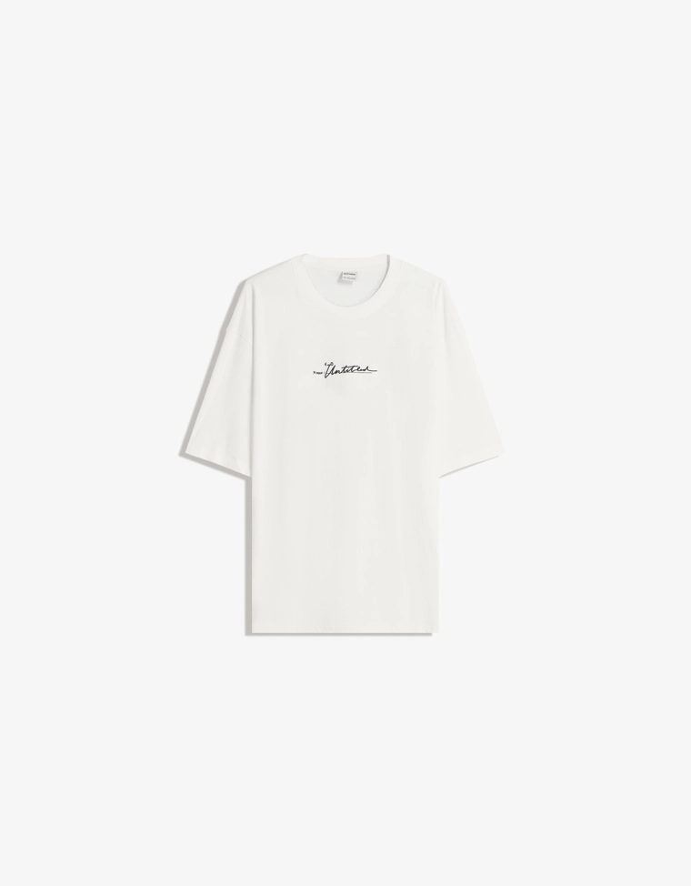 Футболка с короткими рукавами и принтом