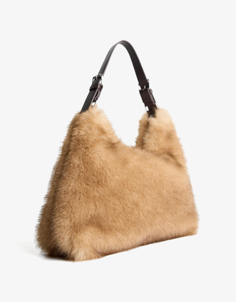 Сумка на плечо из искусственного меха