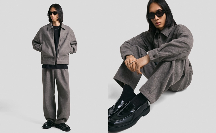 Фланелевые брюки balloon