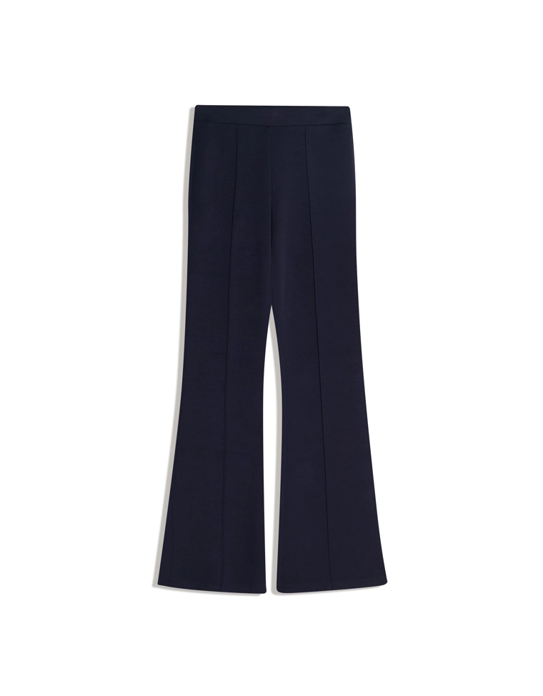 Расклешенные брюки с отделкой из модала