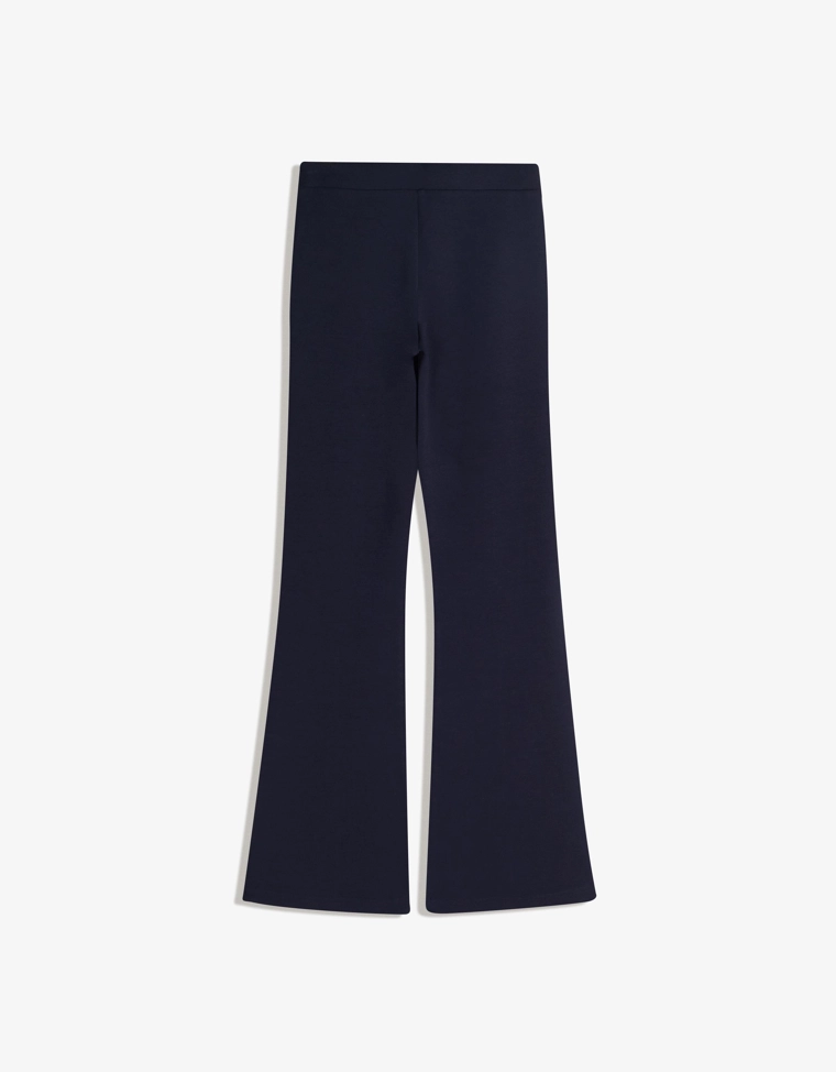 Расклешенные брюки с отделкой из модала