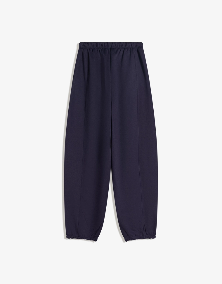 Джоггеры из мягкой ткани с принтом