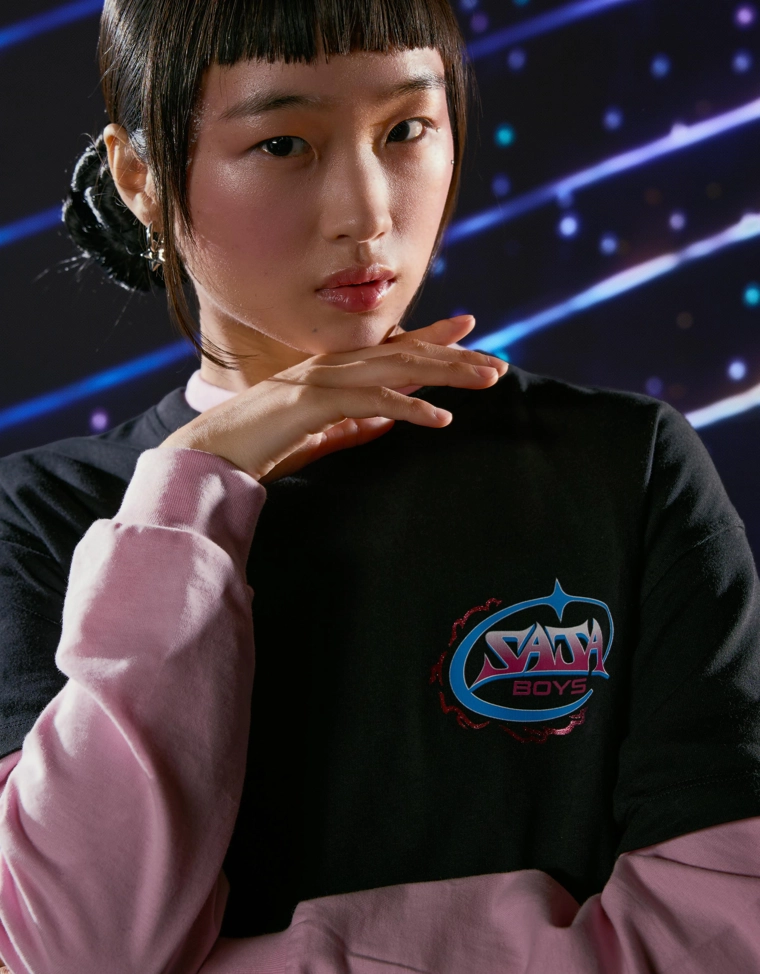 Футболка K-Pop Demon Hunters Saja Boys с короткими рукавами и принтом