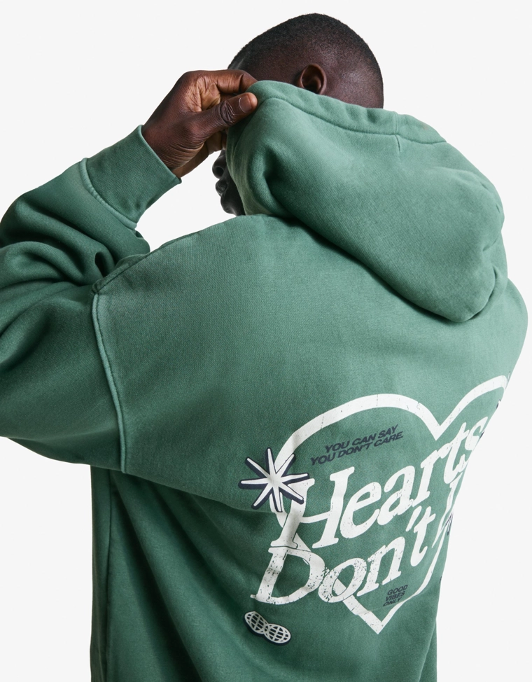 Толстовка с эффектом потертости и принтом