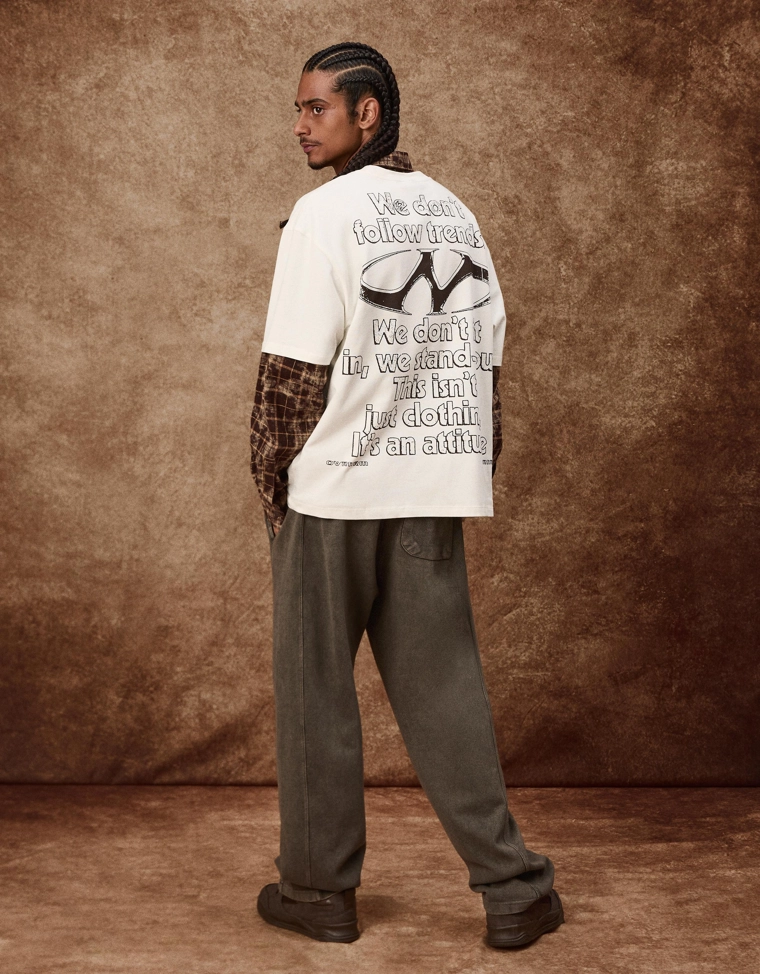 Футболка с короткими рукавами и принтом