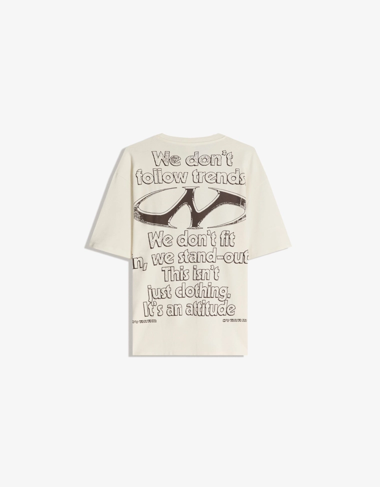 Футболка с короткими рукавами и принтом