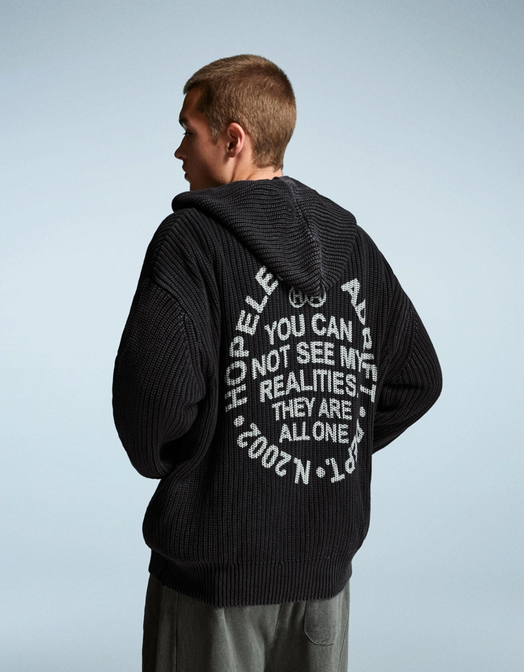 Куртка на молнии с принтом