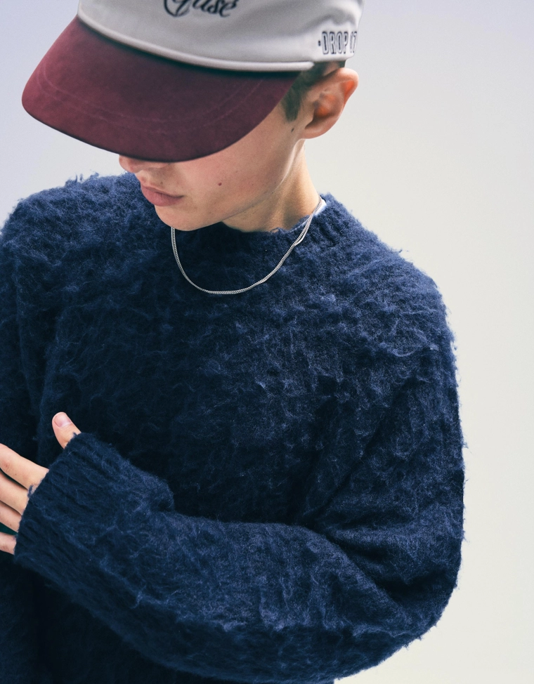 Свитер с начесом