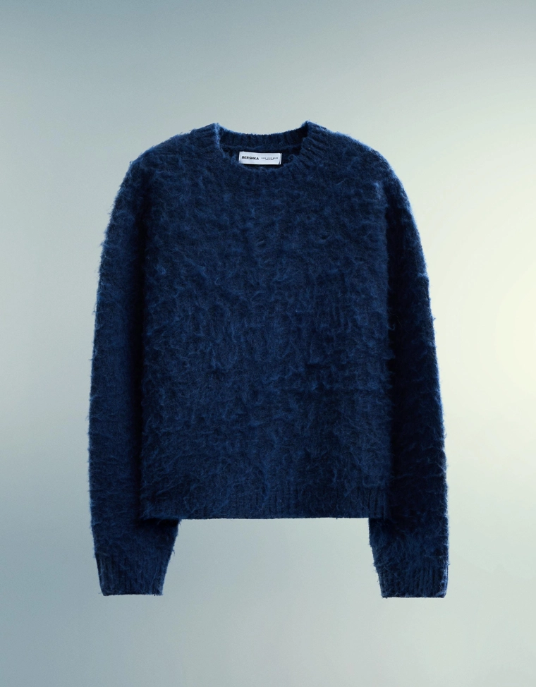 Свитер с начесом