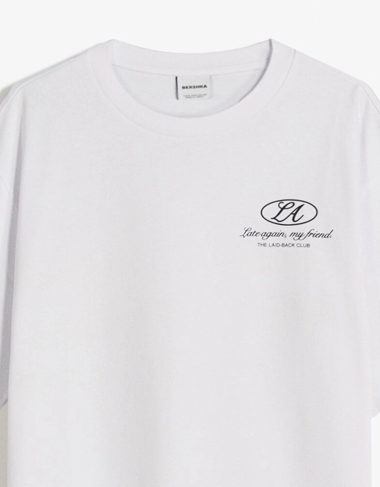 Футболка с принтом