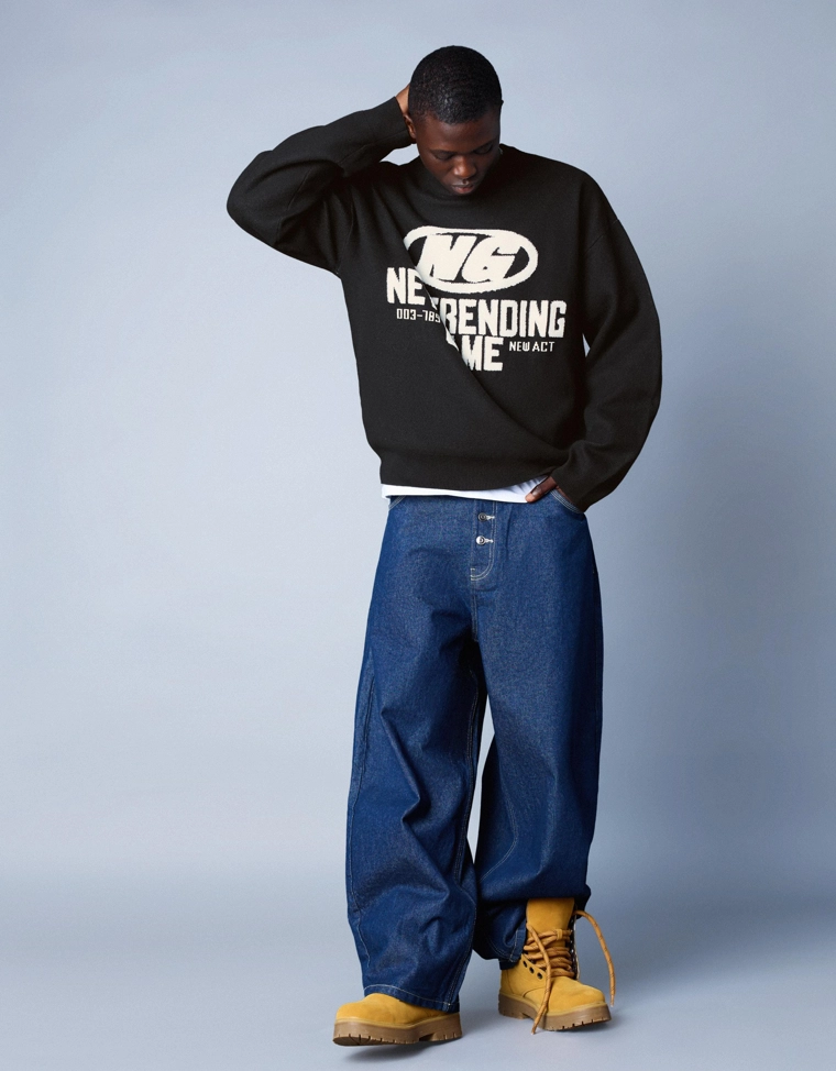 Свитер с принтом