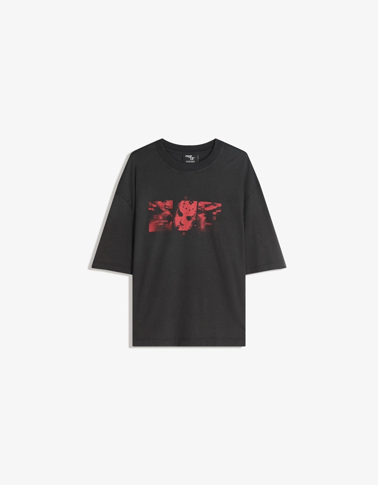 Футболка с короткими рукавами и принтом Friday the 13th