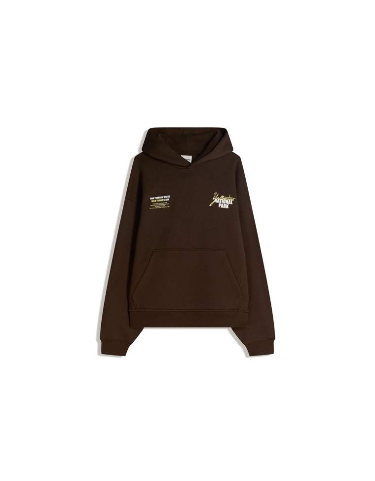 Худи с капюшоном и принтом