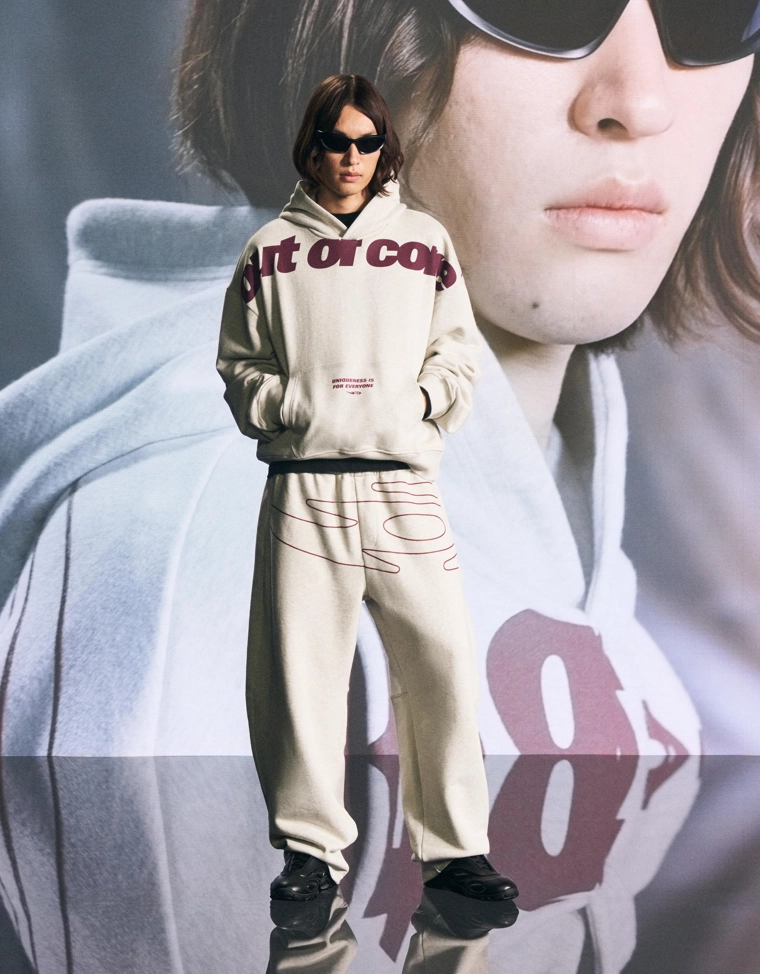 Брюки-бананы из основной ткани