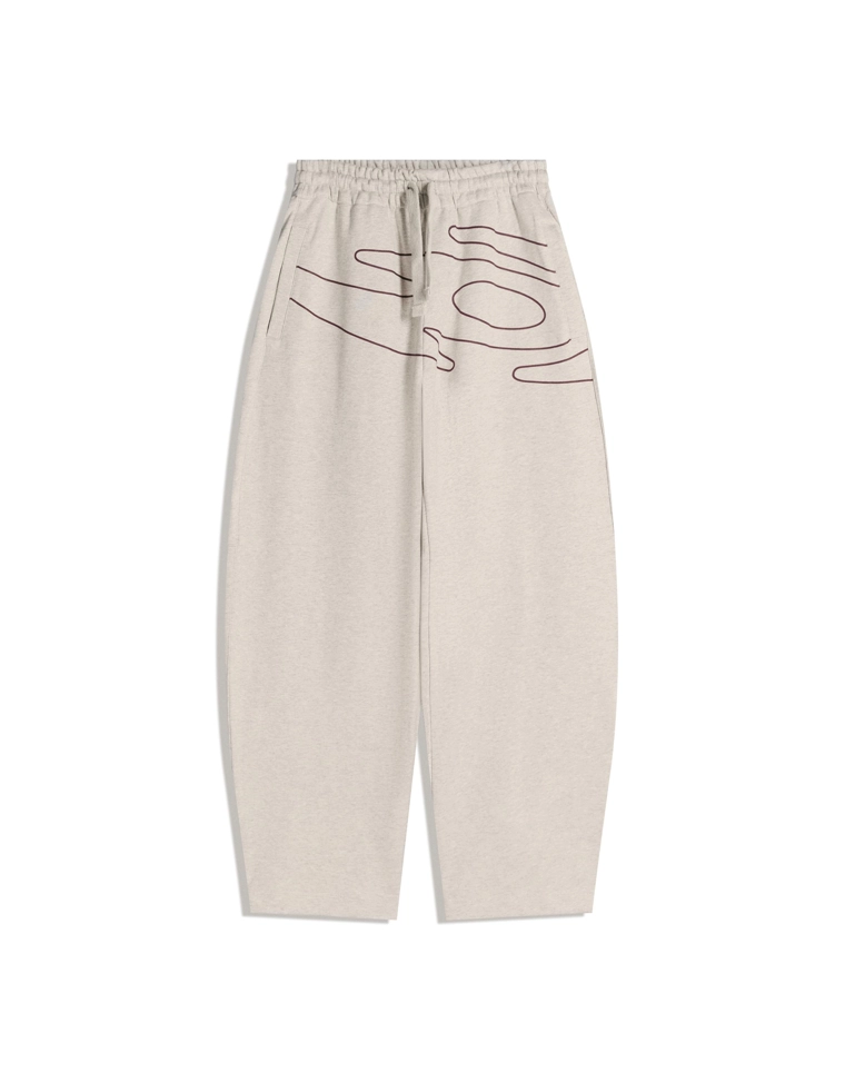 Брюки-бананы из основной ткани