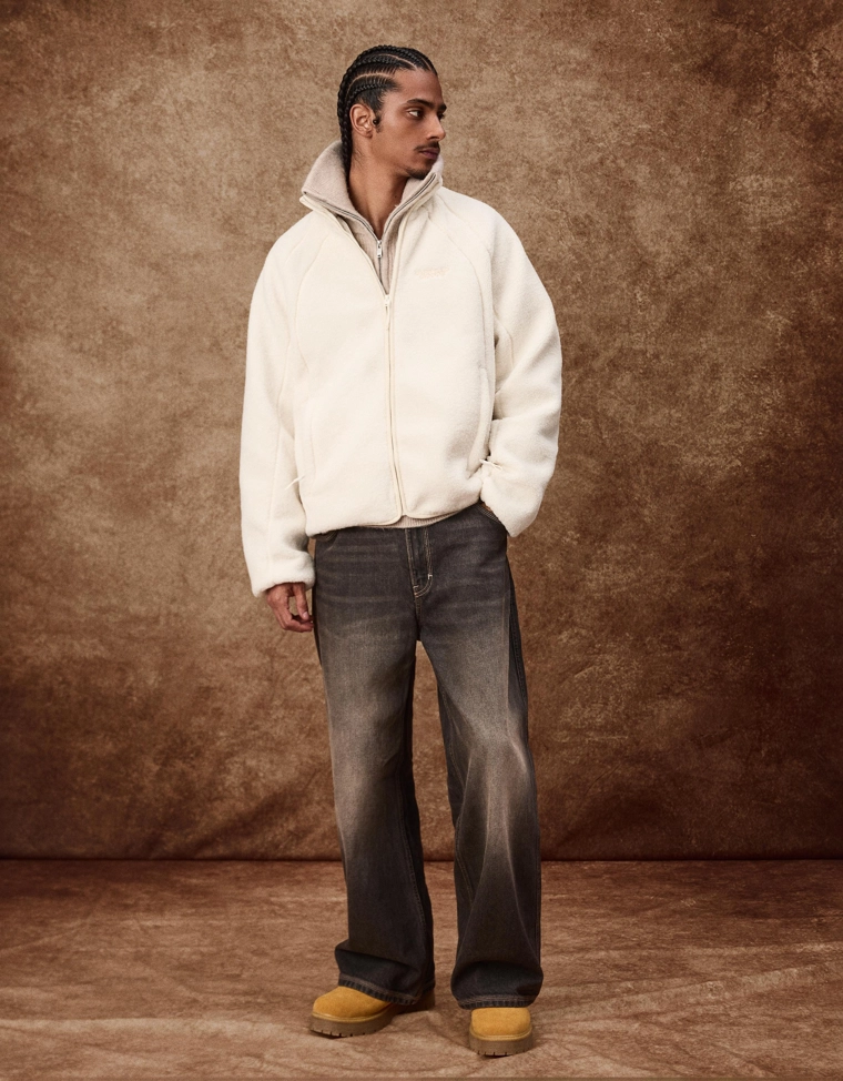 Куртка из искусственной овчины