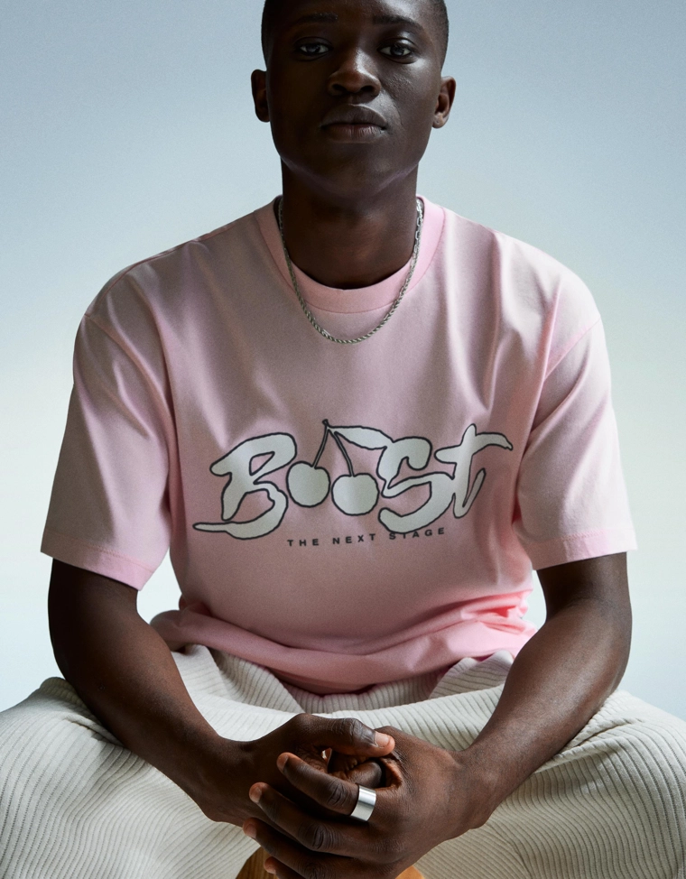 Футболка с короткими рукавами и принтом