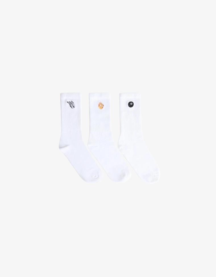 Набор из 3 пар носков с принтом