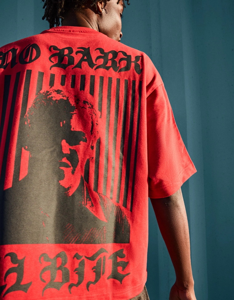 Футболка Barry B геометрического кроя с короткими рукавами и принтом