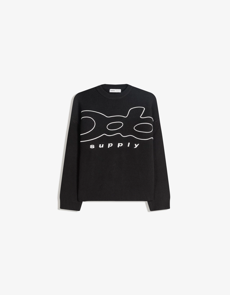 Свитер с принтом