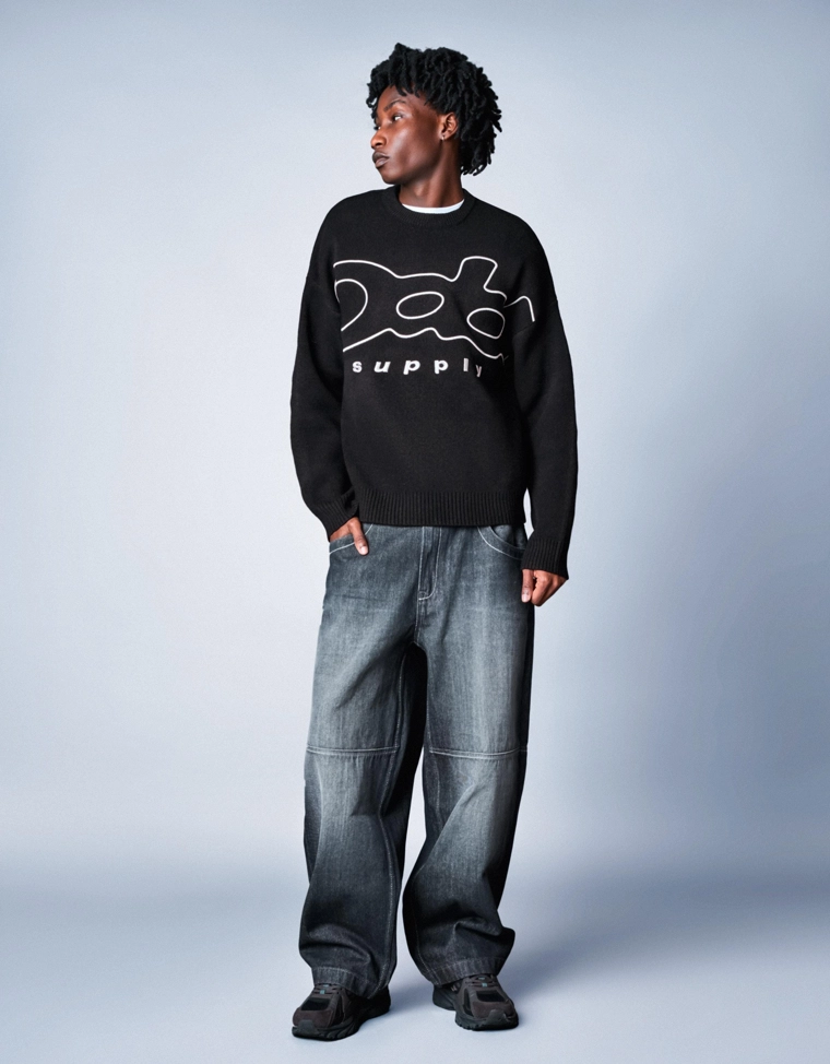 Свитер с принтом