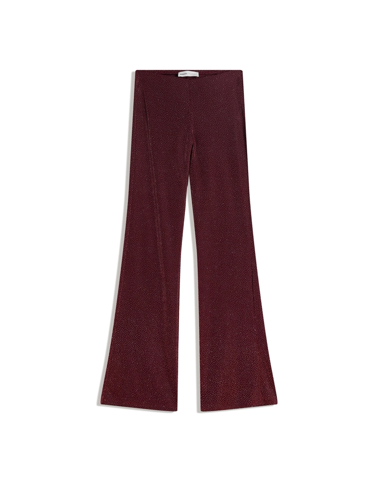 Расклешенные брюки с блестками