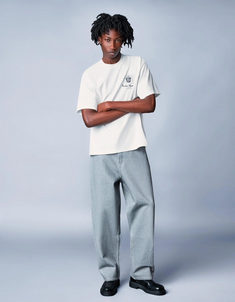 Футболка с короткими рукавами и принтом