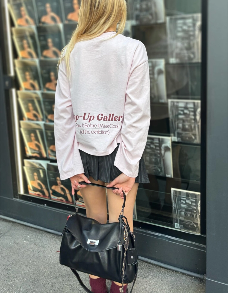 Мини-юбка в складку