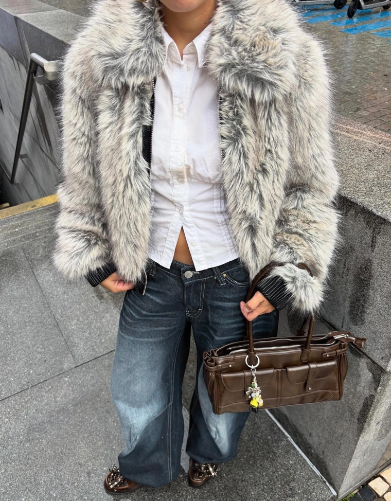 Джинсы свободного кроя с низкой посадкой