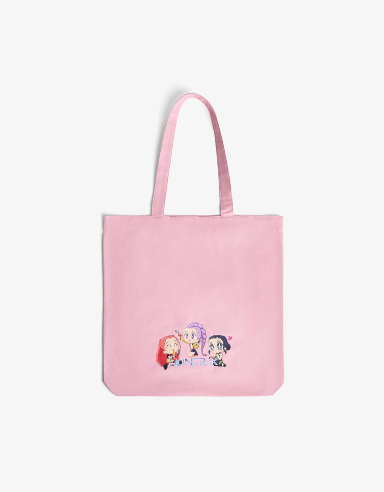 Сумка-шопер KPop Demon Hunters Huntr/x с принтом