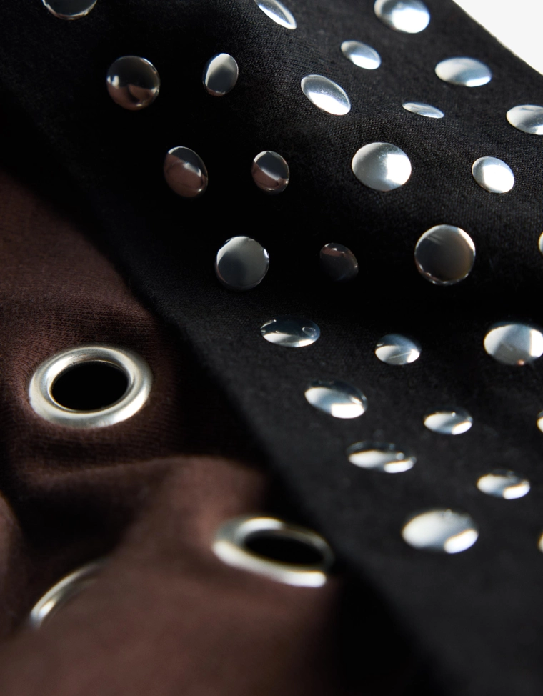 Набор из 2 ободков с заклепками