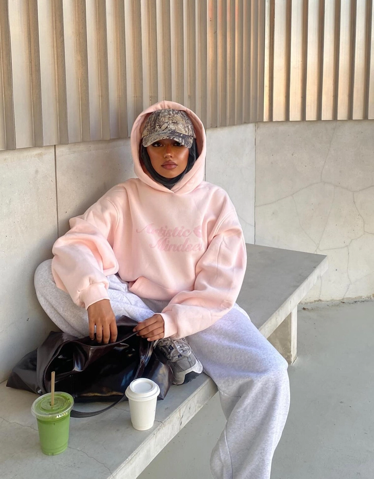 Джемпер с капюшоном и принтом