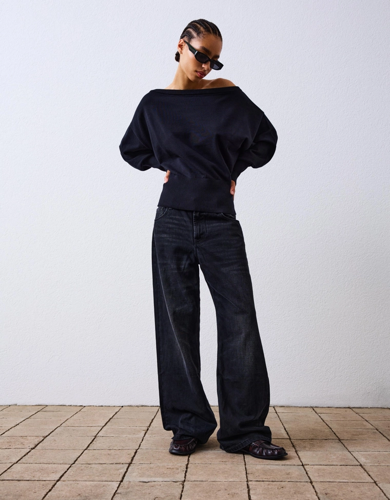 Джинсы свободного кроя