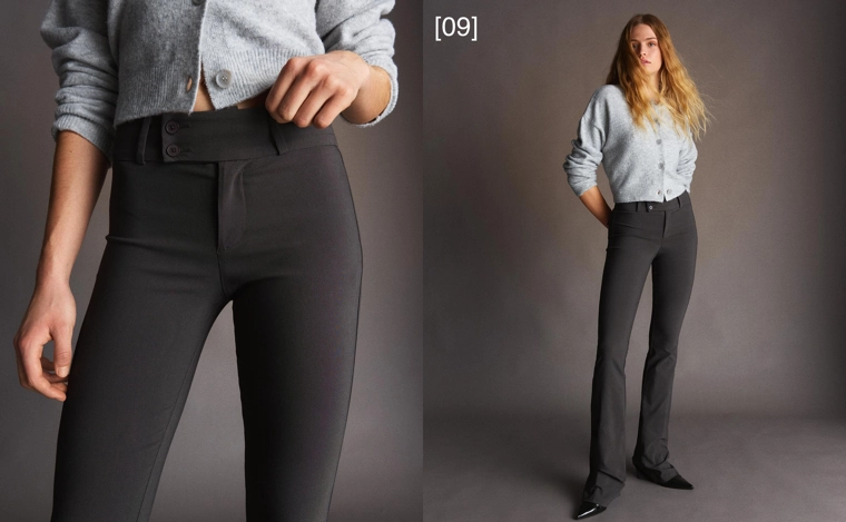 Брюки из ткани бенгалин