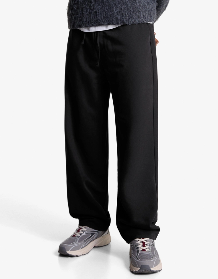 Брюки-джоггеры прямого кроя