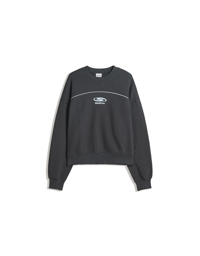 Худи геометрического кроя с принтом