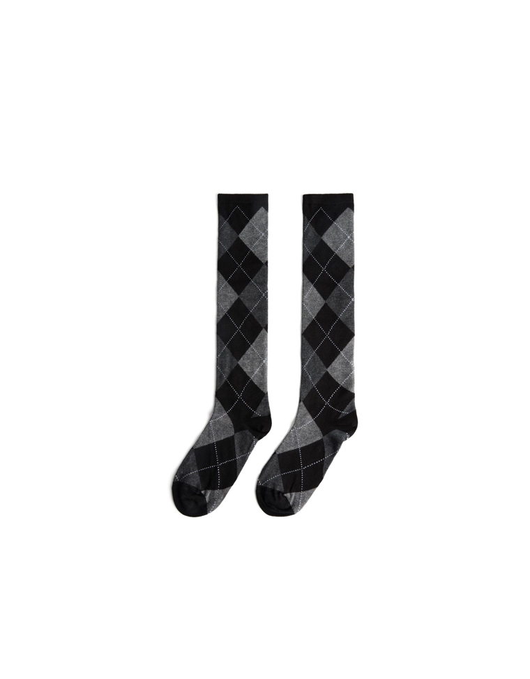 Носки в ромб