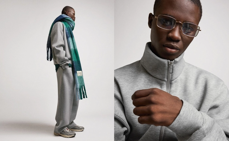 Брюки из высокотехнологичной ткани с защипами