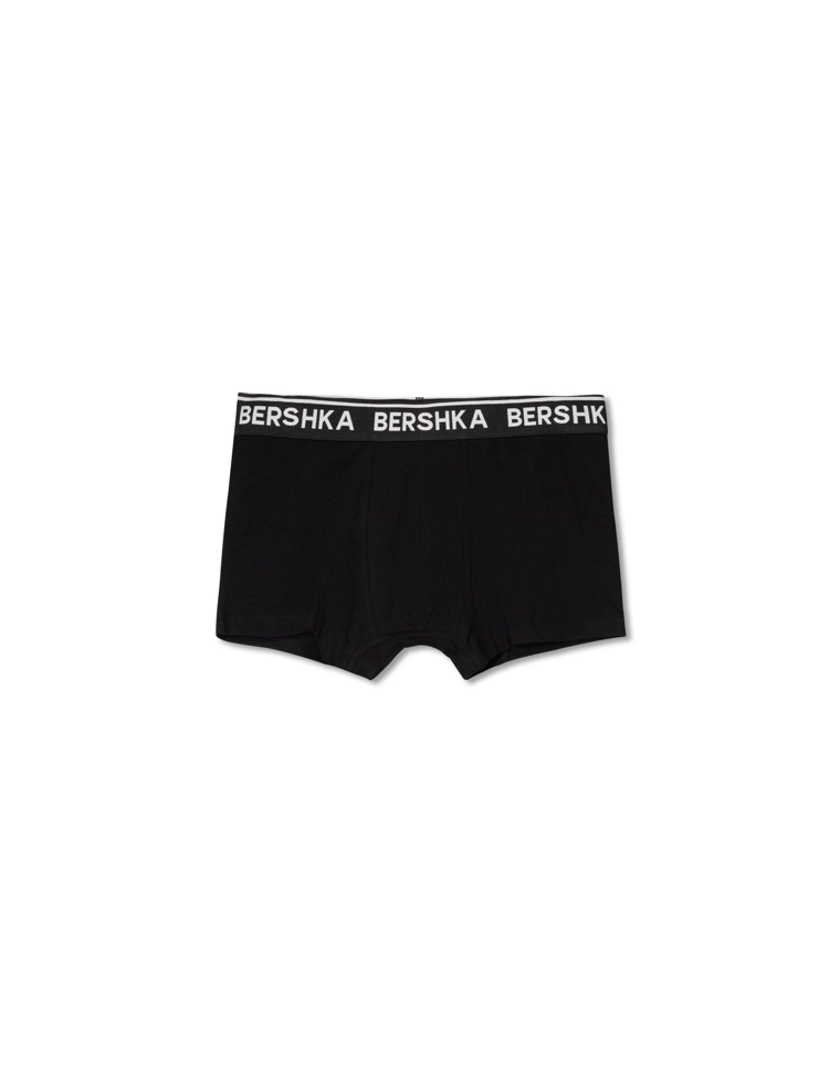 Набор из трех трусов-боксеров с поясом из ткани с принтом