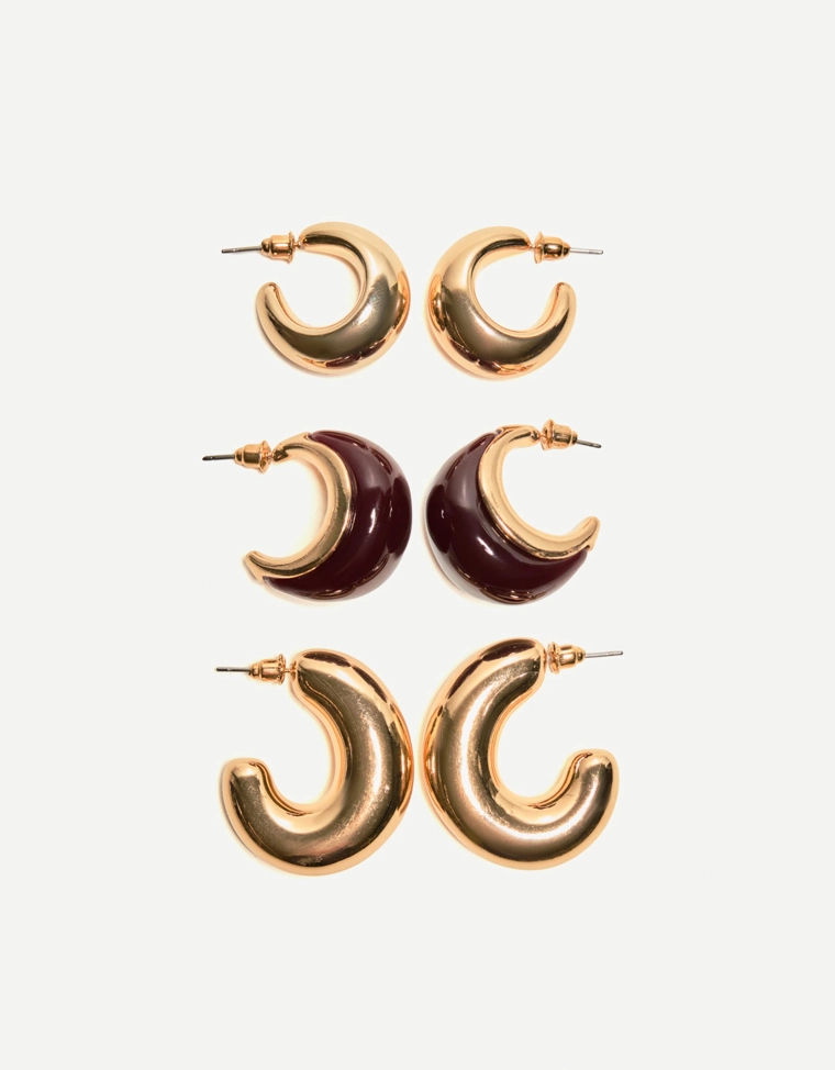 Набор из 3 пар серег