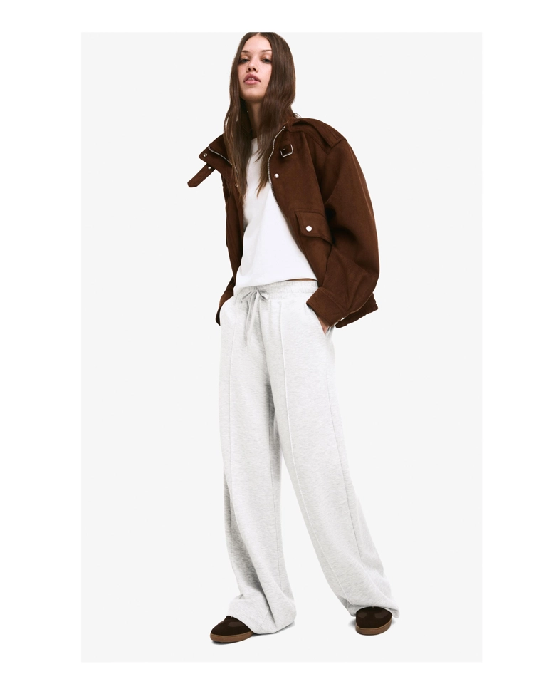 Широкие брюки из мягкой ткани