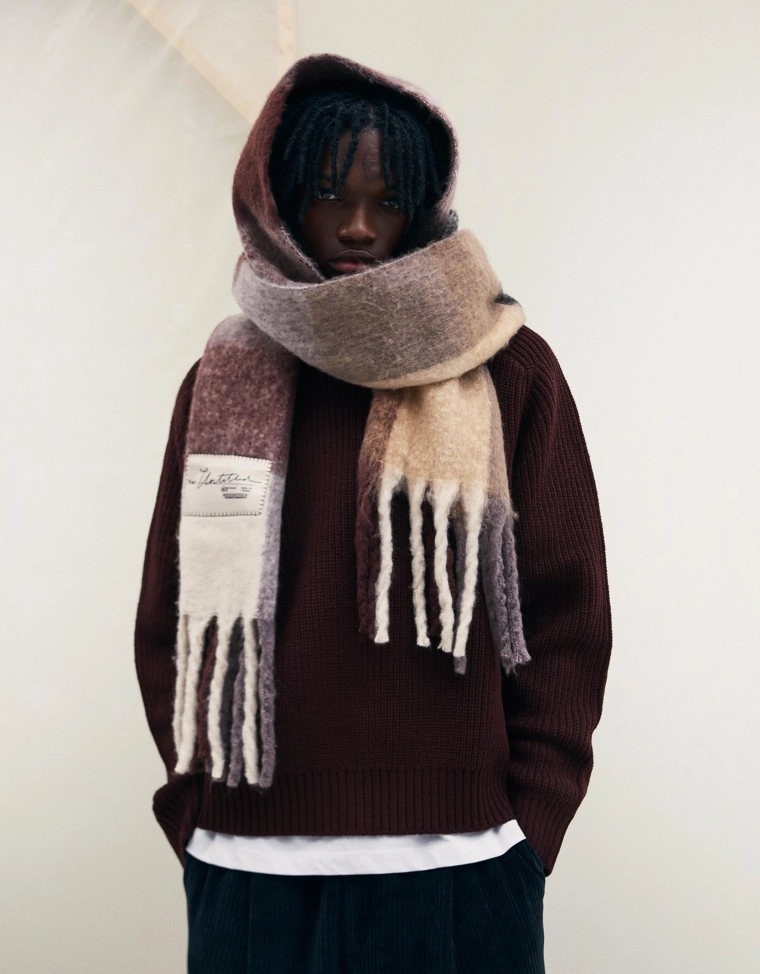 Шарф в клетку