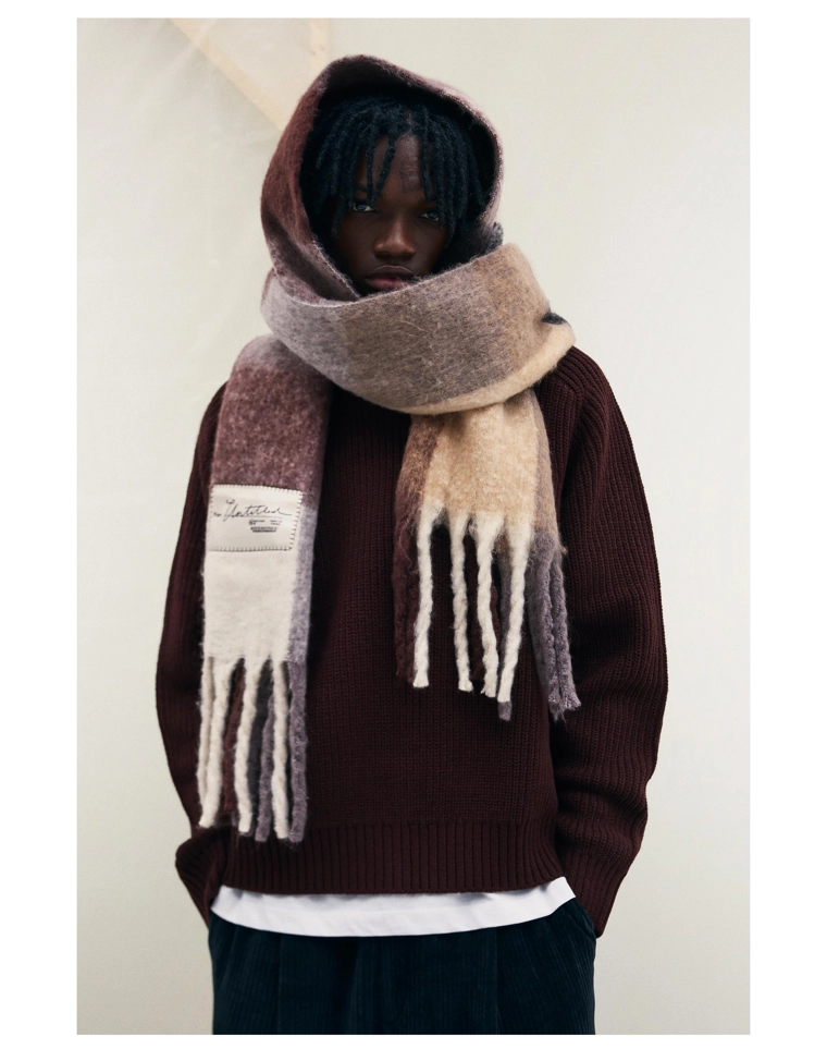 Шарф в клетку