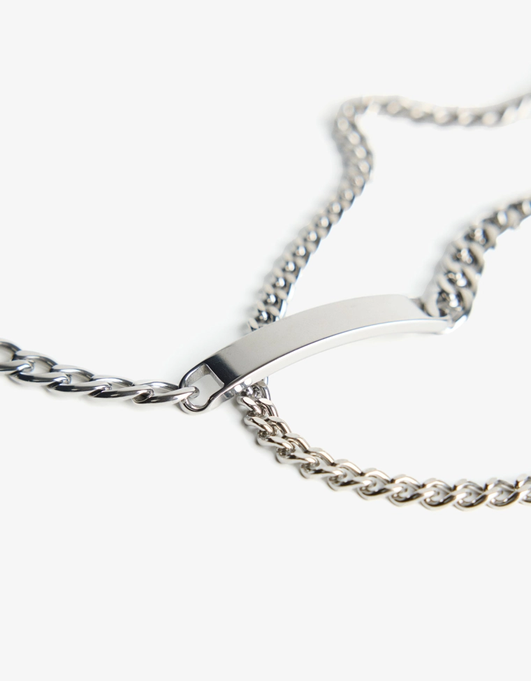 Набор из 2 стальных браслетов