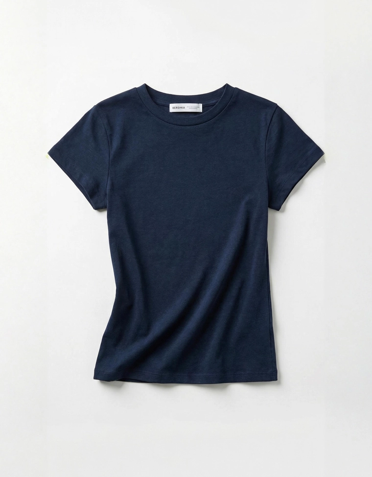 Футболка с круглым вырезом
