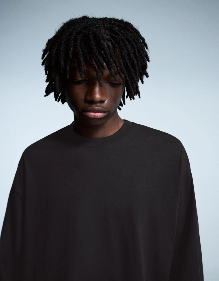 Лонгслив свободного кроя