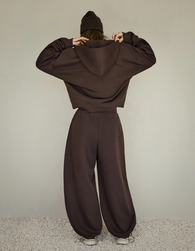 Худи кроя оверсайз на молнии