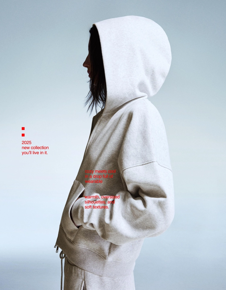 Худи кроя оверсайз на молнии