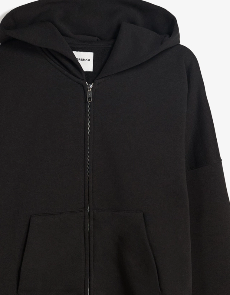 Худи кроя оверсайз на молнии