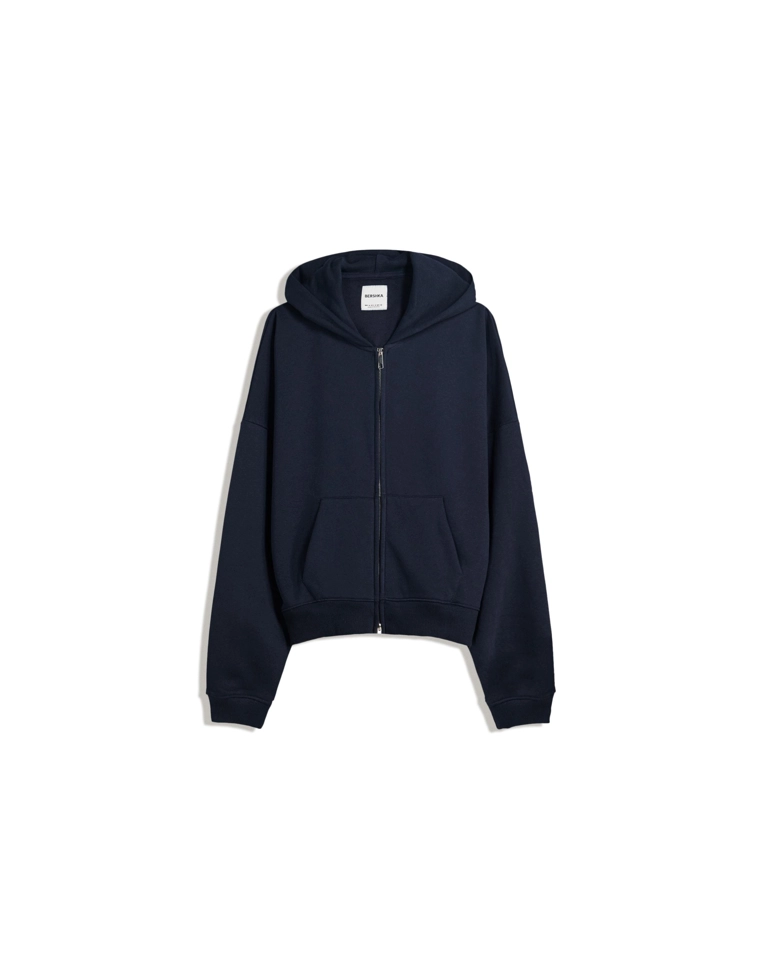 Худи кроя оверсайз на молнии